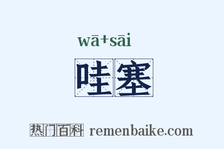 哇塞是什么意思的图片